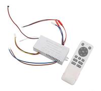 Kit de télécommande pour variateur de lumière LED et ventilateur de plafond, contrôleur de moteur CC à fréquence variable, régulateur de sortie de ventilateur à 6 niveaux avec minuterie, unité de