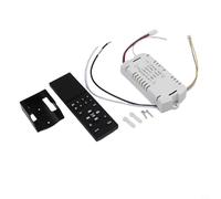 Kit de télécommande pour ventilateur de plafond avec récepteur, variateur d'intensité 6 vitesses pour moteur CC, minuterie 2H, entrée 100-265 V (B)