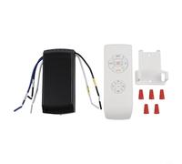 Kit de télécommande pour ventilateur de plafond avec variateur de lumière, 4 réglages, minuterie de 4 heures, récepteur RF sans fil pour la maison et le bureau