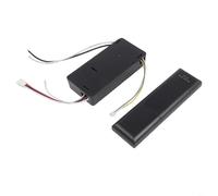 Kit de télécommande pour ventilateur de plafond, matériau PC, entrée AC 110 V-265 V, pilote de gradation à 6 vitesses avec moniteur de batterie pour ventilateurs de chambre Hongyun (noir + noir)