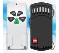 Kit de télécommande universelle pour ventilateur de plafond Harbor Breeze Hampton Bay Litex Hunter 3 vitesses avec récepteur FAN28R remplace FAN-53T 2AAZPFAN53T