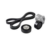 Kit de tendeur de poulie de courroie d'entraînement de voiture compatible avec moteur BMW N52 E81 E82 E87 E88 E90 E91 E92 E93 X1 X3 X5 11287628650 11287535860