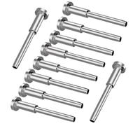 Kit de tendeurs invisibles, ferrures de balustrade de plafond, systèmes de serrage pour garde-corps de câble pour poteaux en bois/métal, ferrures de balustrade de terrasse