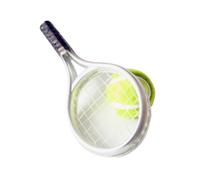 Kit de tennis pour enfant avec 1 raquette de tennis et 1 raquette - Image éducative - Modèle de développement précoce - Décoration de maison de bébé - Thème de fête prénatale