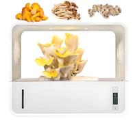 Kit de Tente de Culture de Champignons avec lumière LED, système Monotub automatisé avec contrôle de l'humidité et échange d'air Frais, boîte d'air Statique intérieure pour la Culture