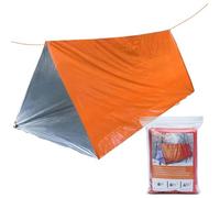Kit de tente de survie compacte - Tente pliable réutilisable | Abri de survie 12 x 20 cm pour le camping, la randonnée, abri en feuille d'aluminium, tentes dômes, abri de jonction pour aventure en