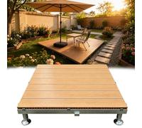 Kit de terrasse flottante, Plancher Surélevé En Composite Bois-plastique