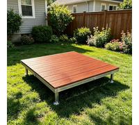 Kit De Terrasse Flottante, Plancher Surélevé En Composite Bois-plastique