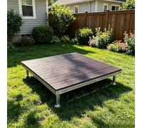 Kit De Terrasse Flottante, Plancher Surélevé En Composite Bois-plastique