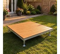 Kit de terrasse flottante, Plateforme modulaire en bois composite