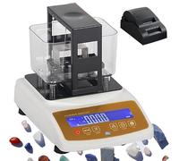 Kit De Test Automatique De Pureté De L'or Avec Densimètre Numérique, Analyseur De Métaux Précieux For Une Mesure Précise Du Carat Densité Usage Industriel Et En Laboratoire(200k+printer)