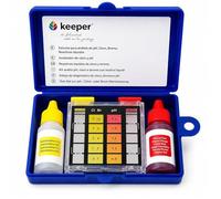 Kit de Test Chlore et pH pour Piscine et Spa. Testeur Manuel avec Réactifs Liquides OTO et Phénol Red. Analyse Rapide et Précise