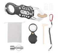 Kit de test d'argent portable avec marteau de détection sonore et loupe pour collectionneurs