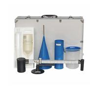 Kit de test de boue portable, teneur en sable, hydromètre pour boue, viscosimètre pour boue avec entonnoir Marsh et godet viscosimètre, boîte à outils, kit d'outils pour laboratoire