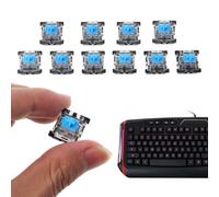 Kit de test de clavier mécanique cherry MX Q1JC, interrupteur bleu à 3 broches, 10 pièces