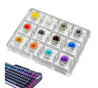 Kit de test de commutation - Carte d'axe du clavier mécanique, outil de testeur de clé portable | Plate-forme d'évaluation de la rétroaction tactile, testeur de commutation mécanique multi-type avec c
