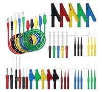 Kit de test de diagnostic automobile 41 pièces avec pince crocodile pour test électronique et circuit imprimé, non destructif et compatible avec multimètre