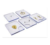 Kit de test de distribution de champ électrostatique multi-scénarios, alignement de micro-flacons, projection de ligne de champ électrique, électrodynamique physique