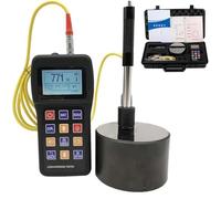 Kit De Test De Dureté Leeb Portable, Duromètre Numérique Pour Métaux Avec Mesure À 360°, Plage De Mesure De 170 À 960 HLD Et Mémoire De 1000 Séries De Mesures Pour L'acier, Les Alliages D'aluminium