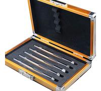 Kit De Test De Dureté Mohs, Testeur De Dureté Minérale Mohs 5-9 avec Pics De Rayure Calibrés, Ensemble Portable Didentification des Roches Et des Pierres Précieuses pour La Géologie, Le Test De