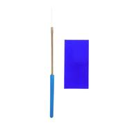Kit de Test de Flamme au Verre Cobalt, Tige Nichrome Réutilisable | Analyse Qualitative des Sels Métalliques, Usage en Laboratoire et Cours, Plaque Filtrante Incluse