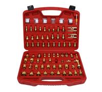 Kit de test de fuite de climatisation automobile et kit de réparation de connecteur d'outil de détection AC en laiton pour systèmes de climatisation automatique de voiture et de