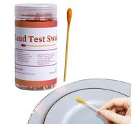 Kit de test de peinture au plomb - 30 bandes de test instantanées pour la maison | Écouvillons de test rapide pour surfaces peintes, bois, métal, céramique, vaisselle, détecteur de plomb facile à util