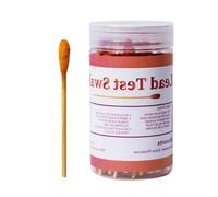 Kit de test de peinture au plomb avec 30 écouvillons de test rapide pour toutes les surfaces peintes, céramique, plats, métal, bois, détection de peinture, évaluation du métal, examen du bois,