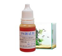 Kit de test de pH de l'eau : solution liquide réactive, bandelettes de test de pH | Outil d'analyse de mesure de l'acidité, conception fiable de détection de qualité de l'eau pour tests D