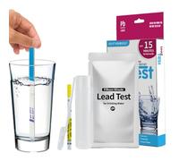 Kit de test de plomb à faire soi-même pour l'eau - de détection rapide de plomb pour l'eau potable | Testeur fiable de la qualité de l'eau à domicile pour les robinets, les puits et les ro