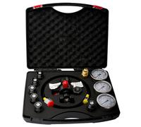 Kit De Test De Pression D'azote Hydraulique Kit De Charge D'accumulateur D'azote Hydraulique, Kit De Charge De Remplissage D'azote avec 3 Jauges, 7 Raccords Et 1 Tuyau De Gaz