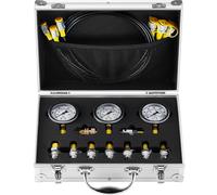 Kit de test de pression hydraulique 250/400/600 bar, 3 manom tres, 9 raccords de test, 3 tuyaux de test, ensemble de manom tres de test hydrauliq