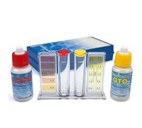 Kit De Test De Qualité De L'eau De Chlore PH, Boîte De D'eau, Kits De Chimique De L'Eau De PH Et De Chlore Libre, Boîte De Test D'Eau Acide-Base Pour Testeur De Piscine