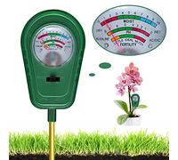 Kit de test de sol 3 en 1, humidimètre/ph-mètre/testeur de fertilité, hygromètre pour jardin, ferme, plantes, extérieur, intérieur, entretien de pelouse, humidimètre pour plantes d'intérieur (pas be
