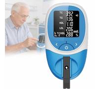 Kit De Test De Triglycérides, 5 Moniteurs De Lipides Multifonctions, 1000 Mémoires De Test Et Temps De Surveillance <180S, Suivi Complet De La Santé Et Portable, Convient Pour Un Usage Domestique Ou
