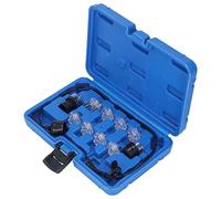 Kit de Test D'injecteur de Carburant 11 Pièces, 8 Lumières 2 Testeurs Iac 1 Câble D'extension pour Diagnostiquer Les Injecteurs Gommés Ou en Court Circuit, pour Tester Les Injecteurs de Carburant