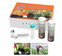 Kit De Test du Sol pour Cour,Analyseur de nutriments du Gazon,Kit De Test du Sol pour Légumes 4 en 1 - pour Gazon, Jardins, serres, fermes, en Pot, Paysage ornemental, grimpantes