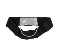 Kit de test d'urine dissimulé, ceinture de rangement confortable avec cathéter et sac d'urine léger pour tests, voyages et urgences, Noir , L