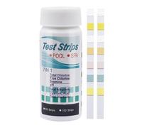Kit De testDe Piscine - Bandes De testDe Spa, Vérificateur D'eau | Papiers De testMultifonction De 100 Comptes, Produits De Nettoyage De Longue Durée Pour L'eauSalée, L'eauDouce, Les Aquariums, L