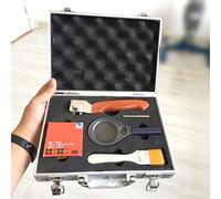 Kit de testeur d'adhérence à trappe croisée, outil de coupe transversale avec 3 mm/6 lames, 2 mm/11 lames, 1 mm/11 lames, pinceau et loupe pour peinture, revêtement, surfaces de placage