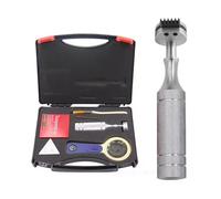 Kit de testeur d'adhérence avec lames de 1 mm/2 mm/3 mm, loupe, poignée et ruban, testeur de coupe pour peinture, revêtement, placage et finitions en spray