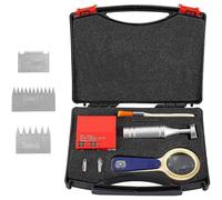 Kit de testeur d'adhérence en croix - Coupe-trappe croisée multi-lames pour peinture, vernis et revêtements, ensemble complet de traceur de film avec guide d'instructions (français non garanti)