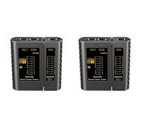 Kit de testeur de câble réseau M469D 2 pièces, détecteur de ligne de fil LAN RJ45 RJ11