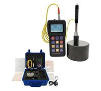Kit de testeur de dureté, duromètre en métal Portable avec Plage de Mesure 170-960 HLD, Comprend Un Bloc d'essai pour Les essais HL HB HRB HRC HRA HV HS