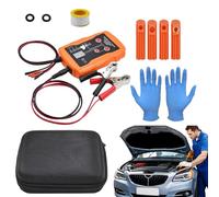 Kit de testeur de pression de gaz Test de nettoyage par induction Compact | Appareil d'essai et kit de nettoyage d'injecteur de carburant pour véhicules et véhicules, test de pression de gaz
