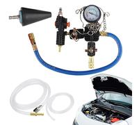 Kit de testeur de pression de refroidissement, test d'étanchéité du système de refroidissement - Outil de test de recharge pour réparation automobile