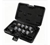 Kit de testeur d'injecteur de carburant et de soupape de contrôle d'air de ralenti pour diagnostic du système d'injection de carburant automobile et détection de défauts électriques (noir)