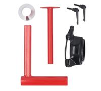 Kit de tête de Canard pour changeur de Pneu Manuel, Ensemble de têtes de Canard en Acier au Carbone, Outil à cône argenté de Haute précision pour Le Montage des pneus, kit