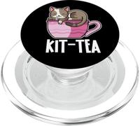 Kit de thé ou de Chat Amusant avec Chat coloré et Un thé PopSockets PopGrip pour MagSafe