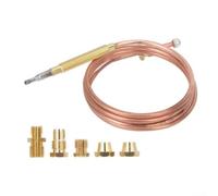 Kit de thermocouple à gaz 900 mm pour capteur de rechange M6 pour four, cuisinière, plaque chauffante, dispositif de panne de flamme en cuivre avec 6 connecteurs (120 cm)